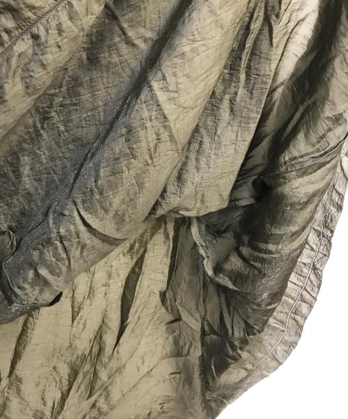 Y's（ワイズ）Y's (ワイズ) カスリ柄S/Sブラウスワンピース グリーン サイズ:3の古着・服飾アイテム