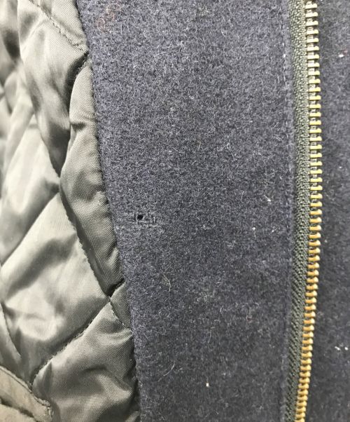 MIRAGE（ミラージュ）mirage (ミラージュ) レザー切替スタジャン レッド×ネイビー サイズ:Lの古着・服飾アイテム