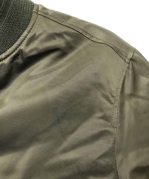 WHITE MOUNTAINEERING（ホワイトマウンテ二アニング）WHITE MOUNTAINEERING (ホワイトマウンテ二アニング) カモプリントリバーシブルMA-1 オリーブ サイズ:1の古着・服飾アイテム