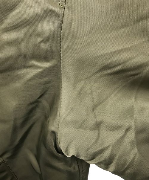 WHITE MOUNTAINEERING（ホワイトマウンテ二アニング）WHITE MOUNTAINEERING (ホワイトマウンテ二アニング) カモプリントリバーシブルMA-1 オリーブ サイズ:1の古着・服飾アイテム