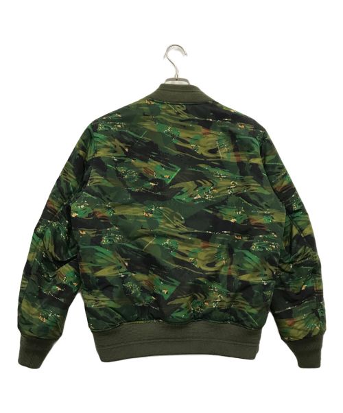 WHITE MOUNTAINEERING（ホワイトマウンテ二アニング）WHITE MOUNTAINEERING (ホワイトマウンテ二アニング) カモプリントリバーシブルMA-1 オリーブ サイズ:1の古着・服飾アイテム