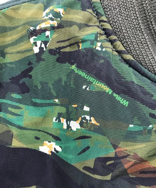 WHITE MOUNTAINEERING（ホワイトマウンテ二アニング）WHITE MOUNTAINEERING (ホワイトマウンテ二アニング) カモプリントリバーシブルMA-1 オリーブ サイズ:1の古着・服飾アイテム