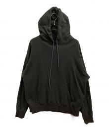 Manual Alphabet（マニュアル アルファベット）の古着「BIG SWEAT PARKA」｜ブラック
