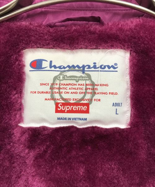 SUPREME（シュプリーム）SUPREME (シュプリーム) Champion (チャンピオン) LABEL COACHES JACKET パープル サイズ:Lの古着・服飾アイテム