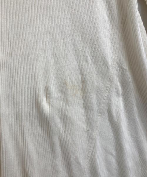 BASERANGE（ベースレンジ）BASERANGE (ベースレンジ) カットソーワンピース ホワイト サイズ:XSの古着・服飾アイテム