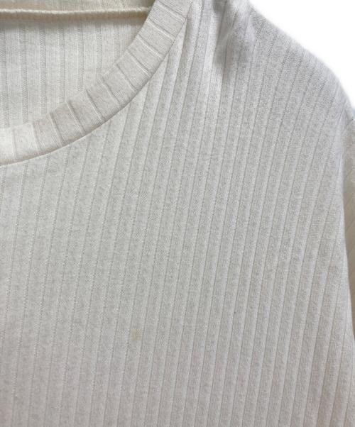 BASERANGE（ベースレンジ）BASERANGE (ベースレンジ) カットソーワンピース ホワイト サイズ:XSの古着・服飾アイテム