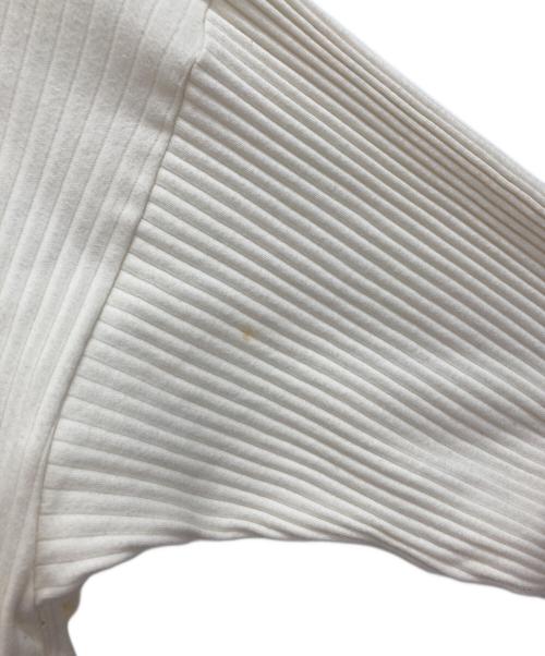 BASERANGE（ベースレンジ）BASERANGE (ベースレンジ) カットソーワンピース ホワイト サイズ:XSの古着・服飾アイテム