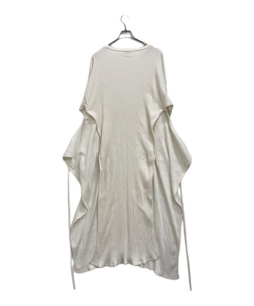 BASERANGE（ベースレンジ）BASERANGE (ベースレンジ) カットソーワンピース ホワイト サイズ:XSの古着・服飾アイテム