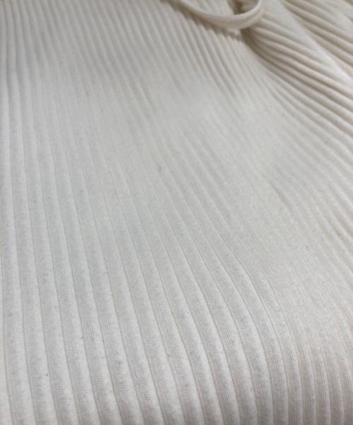 BASERANGE（ベースレンジ）BASERANGE (ベースレンジ) カットソーワンピース ホワイト サイズ:XSの古着・服飾アイテム