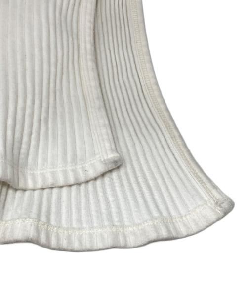 BASERANGE（ベースレンジ）BASERANGE (ベースレンジ) カットソーワンピース ホワイト サイズ:XSの古着・服飾アイテム