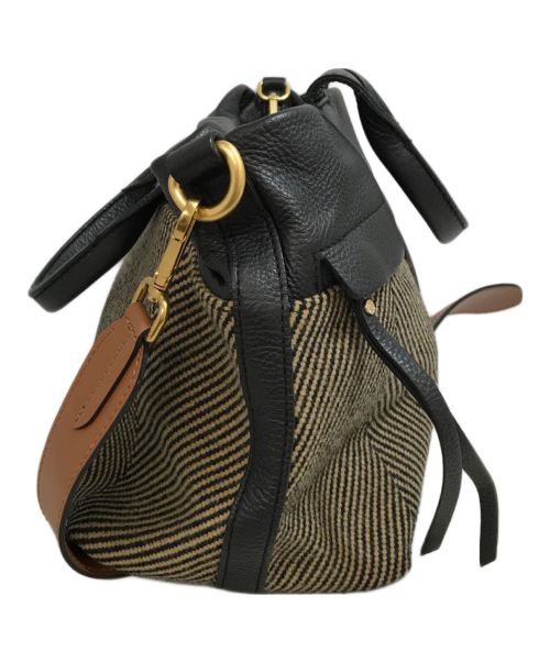 GIANNI CHIARINI（ジャンニ キアリーニ）GIANNI CHIARINI (ジャンニ キアリーニ) DUNA S/2wayハンドバッグ ブラウンの古着・服飾アイテム