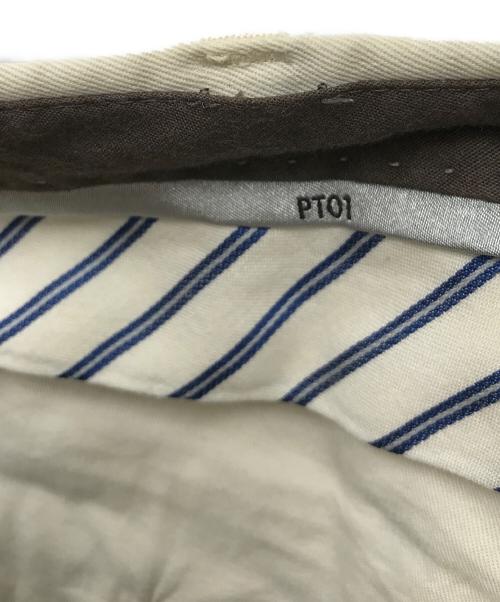 PT01（ピーティーゼロウーノ）PT01 (ピーティーゼロ) パンツ ベージュ サイズ:48の古着・服飾アイテム