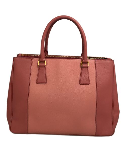 PRADA（プラダ）PRADA (プラダ) サフィアーノ２WAYトートバッグ ピンクの古着・服飾アイテム