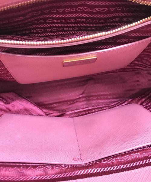 PRADA（プラダ）PRADA (プラダ) サフィアーノ２WAYトートバッグ ピンクの古着・服飾アイテム