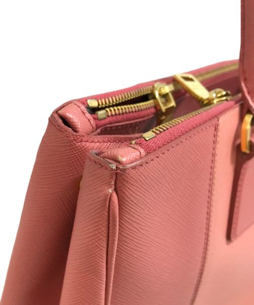 PRADA（プラダ）PRADA (プラダ) サフィアーノ２WAYトートバッグ ピンクの古着・服飾アイテム