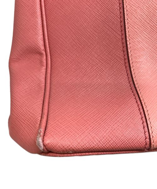 PRADA（プラダ）PRADA (プラダ) サフィアーノ２WAYトートバッグ ピンクの古着・服飾アイテム