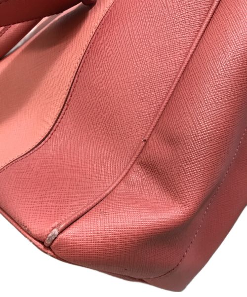 PRADA（プラダ）PRADA (プラダ) サフィアーノ２WAYトートバッグ ピンクの古着・服飾アイテム
