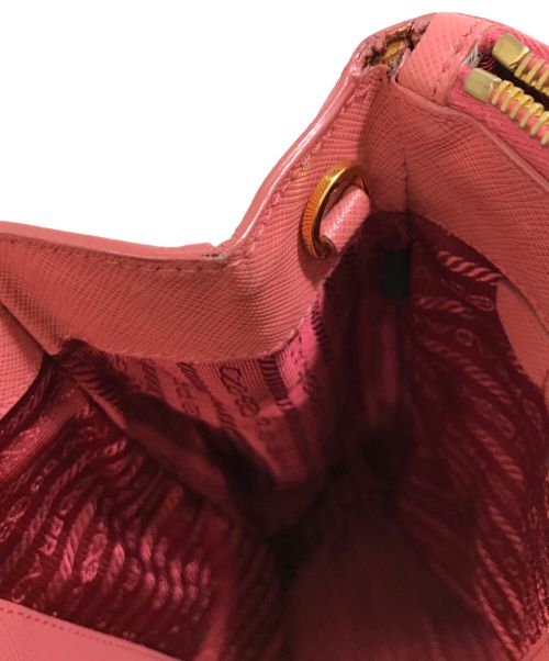 PRADA（プラダ）PRADA (プラダ) サフィアーノ２WAYトートバッグ ピンクの古着・服飾アイテム