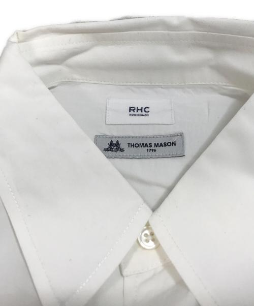 RHC Ron Herman（アールエイチシー ロンハーマン）RHC Ron Herman (アールエイチシー ロンハーマン) THOMAS MASON (トーマスメイソン) 半袖シャツ ホワイト サイズ:Mの古着・服飾アイテム