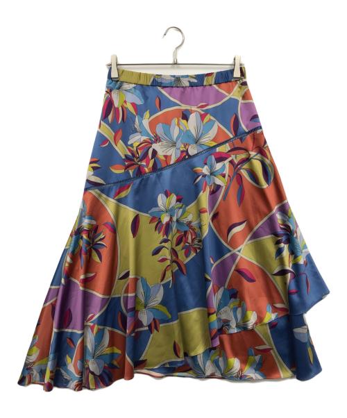 Diagram GRACE CONTINENTAL（ダイアグラム グレースコンチネンタル）Diagram GRACE CONTINENTAL (ダイアグラム グレースコンチネンタル) スカート ブルー サイズ:38の古着・服飾アイテム