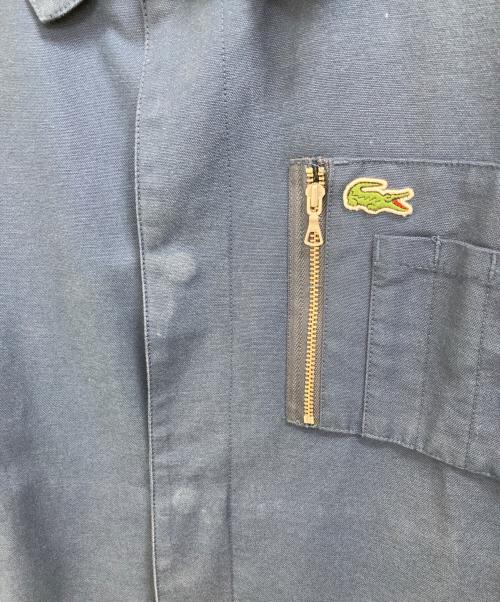 LACOSTE（ラコステ）LACOSTE (ラコステ) ジップ比翼ジャケット ネイビー サイズ:50の古着・服飾アイテム