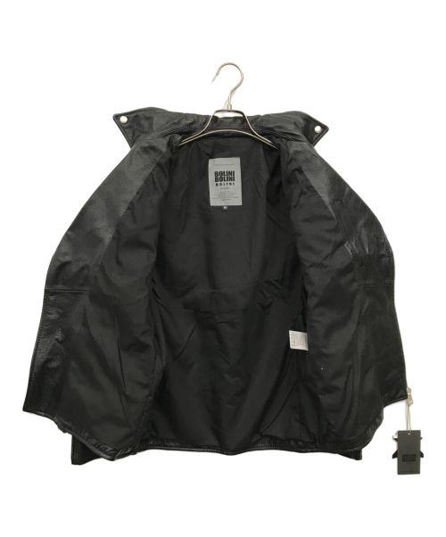 BOLINI（ボリーニ）BOLINI (ボリーニ) レザーライダースジャケット ブラック サイズ:46の古着・服飾アイテム