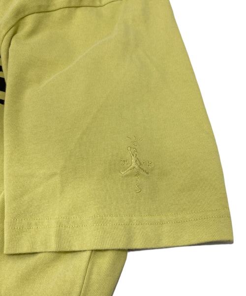 JORDAN（ジョーダン）JORDAN (ジョーダン) Travis Scott (トラヴィス・スコット) Tシャツ イエロー サイズ:Sの古着・服飾アイテム