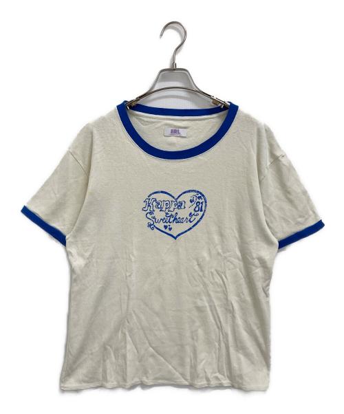 ERL（イーアールエル）ERL (イーアールエル) GRAPHIC T-SHIRT ホワイト サイズ:XLの古着・服飾アイテム