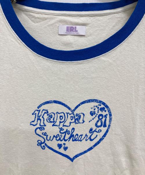 ERL（イーアールエル）ERL (イーアールエル) GRAPHIC T-SHIRT ホワイト サイズ:XLの古着・服飾アイテム