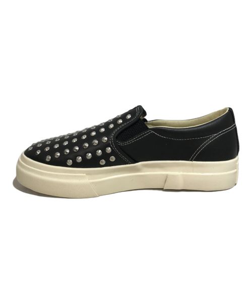 COMME des GARCONS JUNYA WATANABE MAN（コム デ ギャルソン ジュンヤ ワタナベ マン）COMME des GARCONS JUNYA WATANABE MAN (コム デ ギャルソン ジュンヤ ワタナベ マン) SWC (ステファニー ワーカーズ クラブ) スリッポン ブラック サイズ:41の古着・服飾アイテム