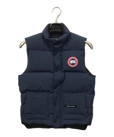 中古・古着通販】CANADA GOOSE (カナダグース) ダウンベスト ブルー