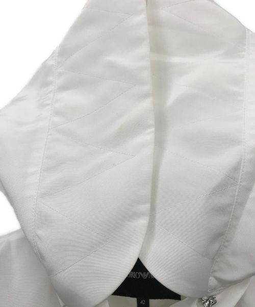 EMPORIO ARMANI（エンポリオアルマーニ）EMPORIO ARMANI (エンポリオアルマーニ) ライトコート ホワイト サイズ:42の古着・服飾アイテム