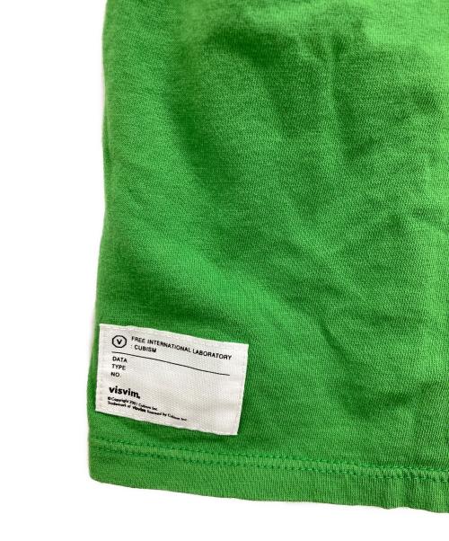 VISVIM（ビズビム）VISVIM (ビズビム) ステッチデザインポケットTシャツ グリーン サイズ:XLの古着・服飾アイテム