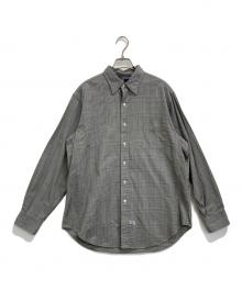 POLO RALPH LAUREN（ポロ・ラルフローレン）の古着「チェックシャツ」｜グレー