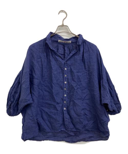 BROCANTE（ブロカント）Brocante (ブロカント) リネンシャツ ネイビー サイズ:2の古着・服飾アイテム