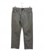 BURBERRY BLACK LABELバーバリーブラックレーベル）の古着「ガンクラブチェックパンツ」｜グレー