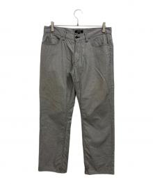 BURBERRY BLACK LABEL（バーバリーブラックレーベル）の古着「ガンクラブチェックパンツ」｜グレー