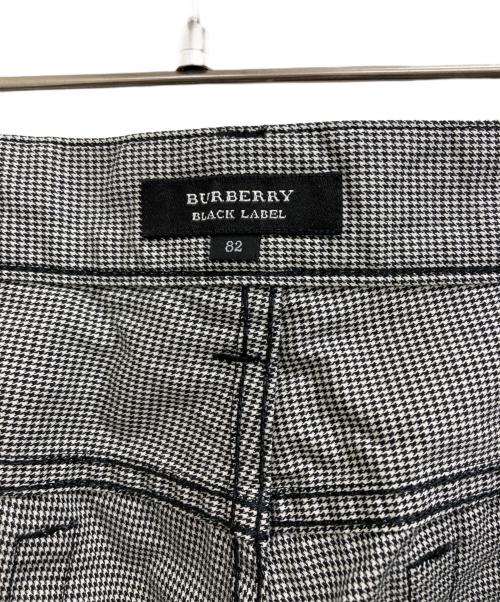 BURBERRY BLACK LABEL（バーバリーブラックレーベル）BURBERRY BLACK LABEL (バーバリーブラックレーベル) ガンクラブチェックパンツ グレー サイズ:82の古着・服飾アイテム