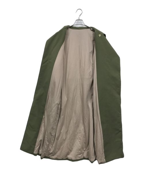 seya.（セヤ）seya. (セヤ) ベルテッドコート グリーン サイズ:Mの古着・服飾アイテム