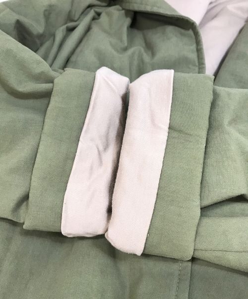 seya.（セヤ）seya. (セヤ) ベルテッドコート グリーン サイズ:Mの古着・服飾アイテム