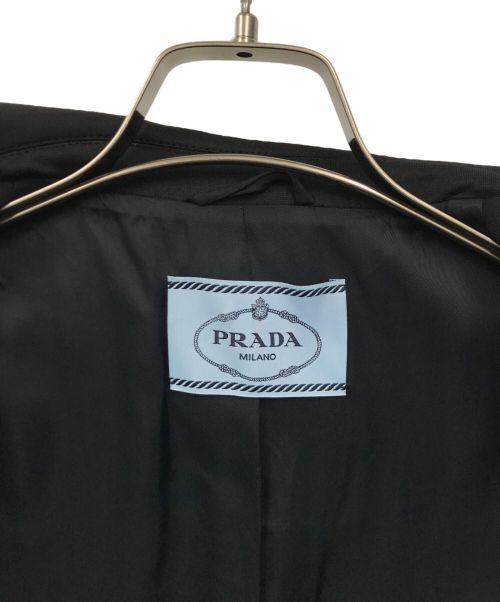 PRADA（プラダ）PRADA (プラダ) ボンディングコート ブラック サイズ:44の古着・服飾アイテム