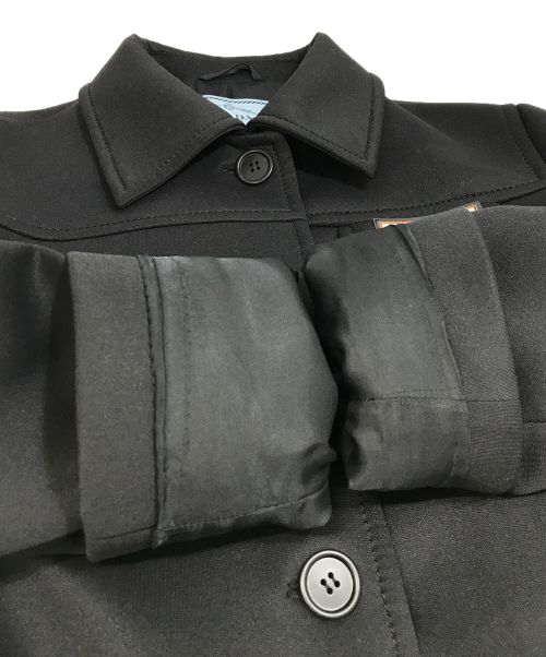 PRADA（プラダ）PRADA (プラダ) ボンディングコート ブラック サイズ:44の古着・服飾アイテム