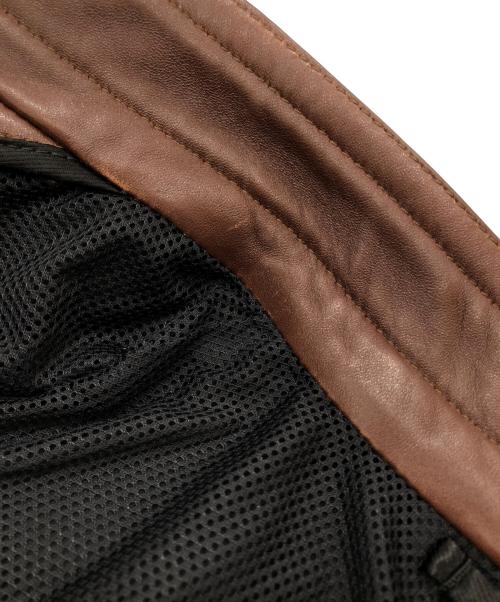 TOM FORD（トムフォード）TOM FORD (トムフォード) ラムレザージャケット ブラウン サイズ:44の古着・服飾アイテム