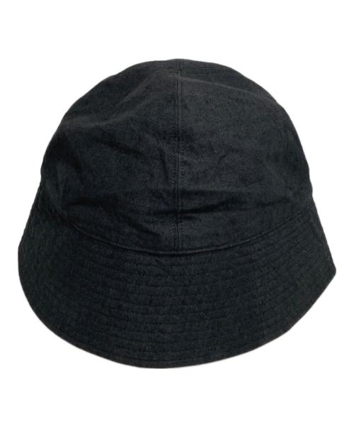 kijima takayuki（キジマタカユキ）KIJIMA TAKAYUKI (キジマタカユキ) PAPER LINEN SAILOR HAT ブラック サイズ:2の古着・服飾アイテム