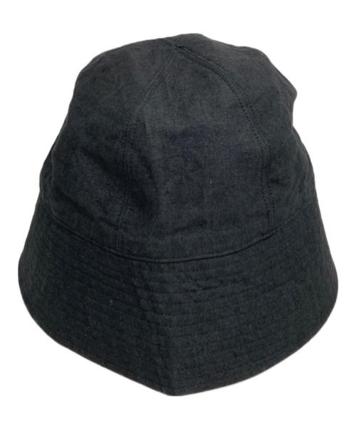 kijima takayuki（キジマタカユキ）KIJIMA TAKAYUKI (キジマタカユキ) PAPER LINEN SAILOR HAT ブラック サイズ:2の古着・服飾アイテム