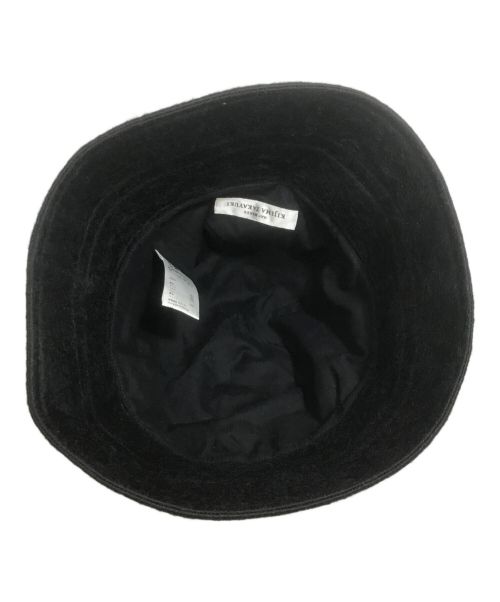 kijima takayuki（キジマタカユキ）KIJIMA TAKAYUKI (キジマタカユキ) MOHAIR SILK SHAGGY SAILOR HAT ブラック サイズ:3の古着・服飾アイテム