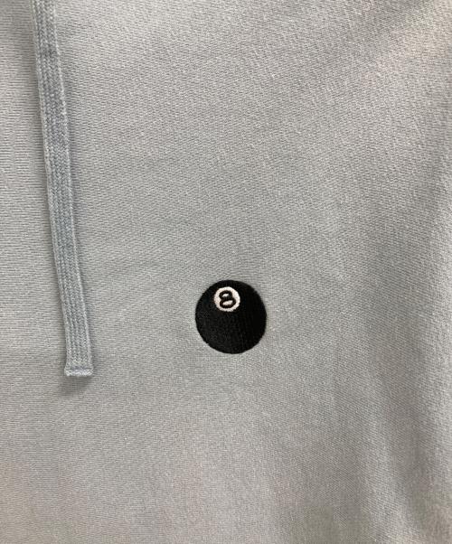 stussy（ステューシー）stussy (ステューシー) 8ボールプルオーバーパーカー レッド サイズ:Mの古着・服飾アイテム