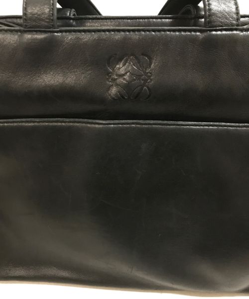 LOEWE（ロエベ）LOEWE (ロエベ) レザーハンドバッグ ブラック サイズ:-の古着・服飾アイテム