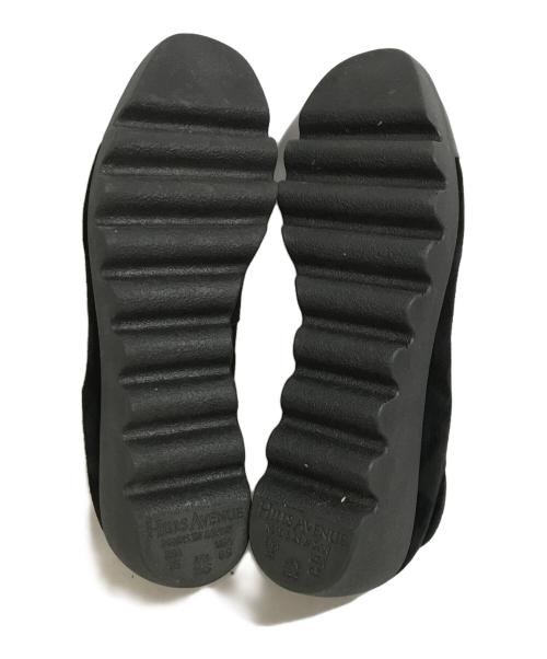 hills avenue（ヒルズアヴェニュー）hills avenue (ヒルズアヴェニュー) スウェードパンプス ブラック サイズ:23.5の古着・服飾アイテム