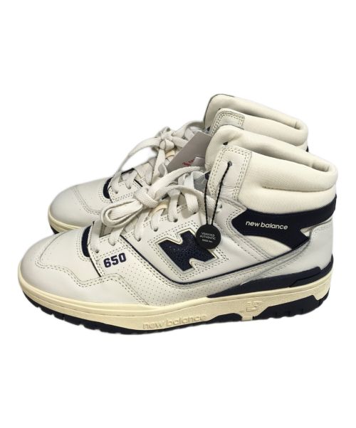 NEW BALANCE（ニューバランス）NEW BALANCE (ニューバランス) Aime Leon Dore (エメ レオン ドレ) ハイカットスニーカー ベージュ サイズ:27 未使用品の古着・服飾アイテム